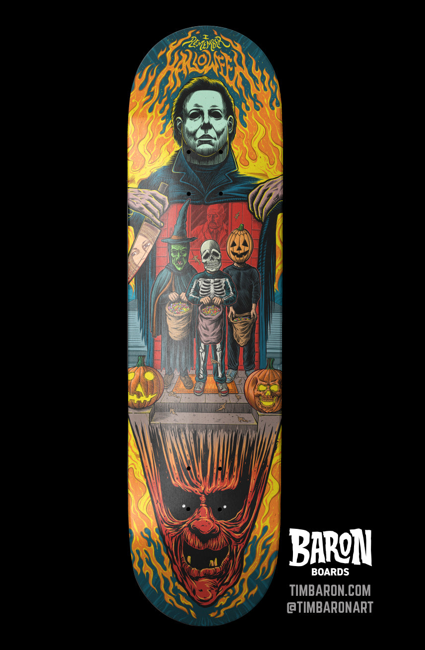 I Remember Halloween Skate Deck